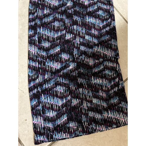 New Directions Wide Leg Palazzo Pants Women’s Small Fairy Summer Boho Geo Print - Picture 2 of 6